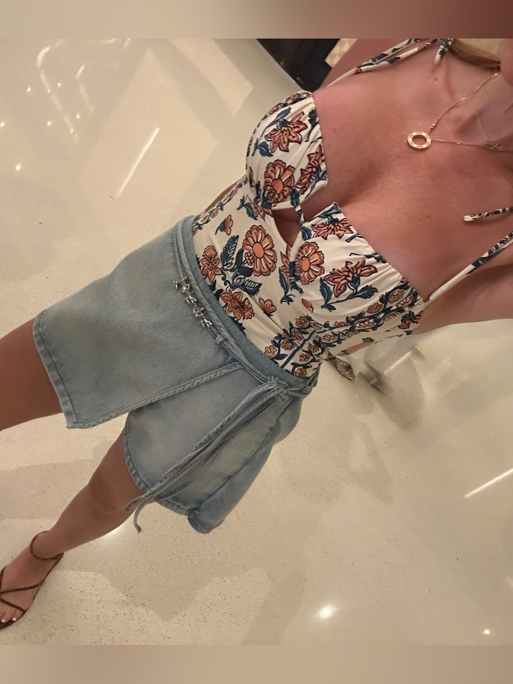Loewe Denim skort